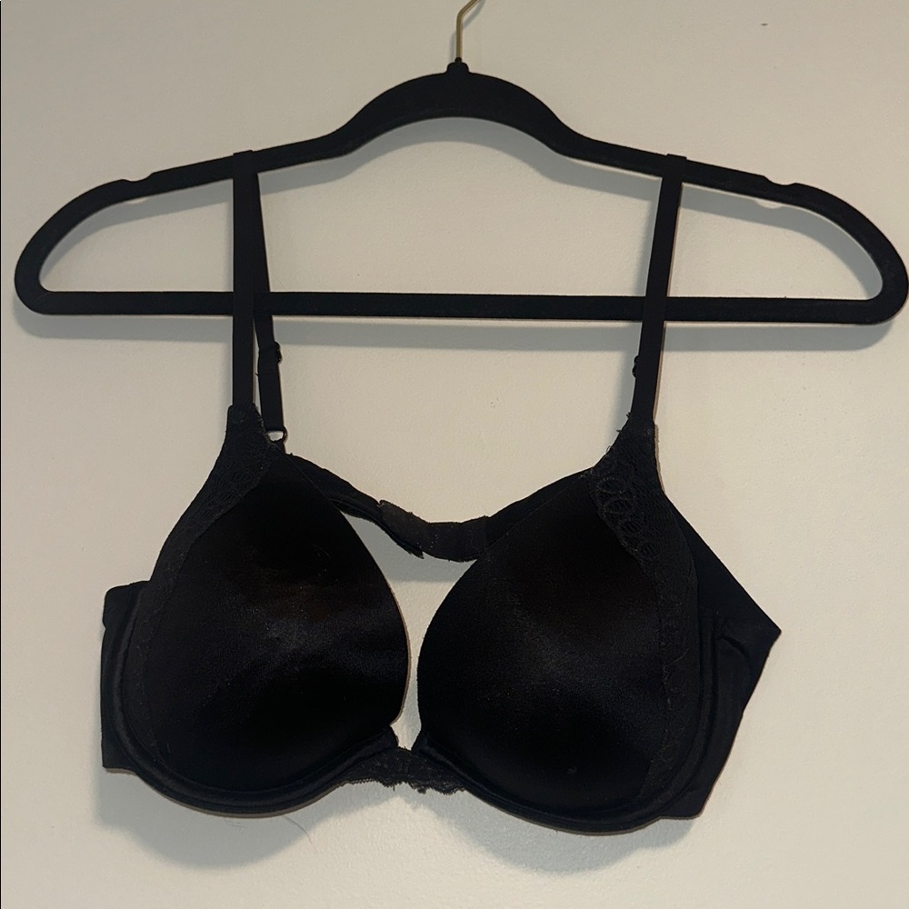 Black double Push-Up Women's Bra
